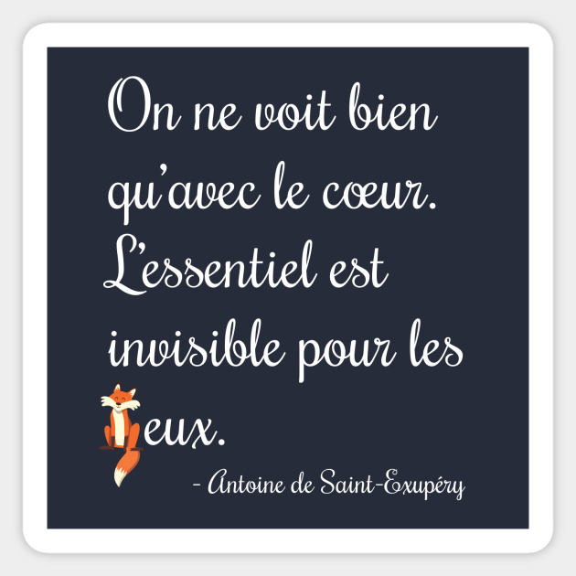 Le Petit Prince Quotes In French / Little Prince French Quotes Canvas